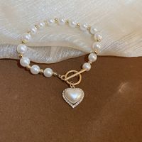 Fashion Star Heart Shape Butterfly Artificial Pearl Wholesale Bracelets sku image 7