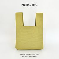 Women's Medium All Seasons Polyester Solid Color Classic Style Square Open Handbag sku image 8