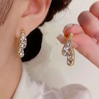 1 Pair Fashion Letter Square Heart Shape Inlay Imitation Pearl Alloy Artificial Gemstones Earrings sku image 17