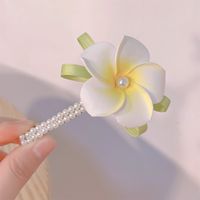 Elegant Simple Style Flower Alloy Cloth Hair Clip Hair Claws 1 Piece sku image 7