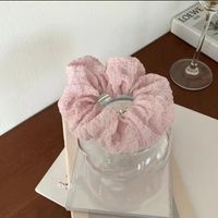 Elegant Simple Style Solid Color Cloth Pleated Hair Tie 1 Piece sku image 3