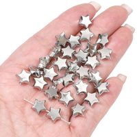 1 Set 12*16mm 18*9mm 7 * 8mm CCB Cross Star Unforgettable Polished Beads sku image 4