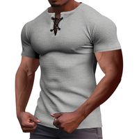 Men's Solid Color T-shirt Men's Clothing main image 4