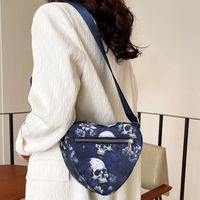 Unisex Medium Nylon Skull Streetwear Zipper Bag Sets Crossbody Bag main image 2