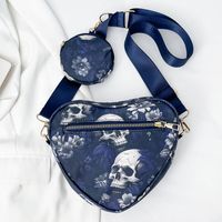 Unisex Medium Nylon Skull Streetwear Zipper Bag Sets Crossbody Bag main image 7