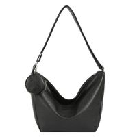 Women's Medium Pu Leather Solid Color Streetwear Zipper Crossbody Bag sku image 3