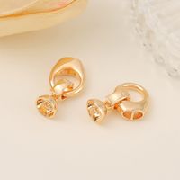 1 Piece 14*8mm Copper 18K Gold Plated Oval Polished Jewelry Buckle main image 5