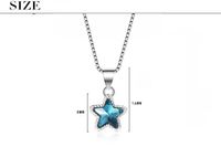 1 Piece 8 * 8mm Copper Artificial Crystal White Gold Plated Star Polished Pendant main image 2