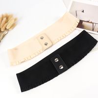Simple Style Classic Style Solid Color Cloth Women's Woven Belts main image 1