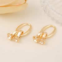 1 Piece 15*23mm Copper 18K Gold Plated Oval Solid Color Polished Jewelry Buckle main image 4