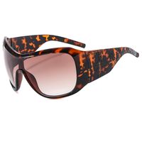 Simple Style Classic Style Solid Color Leopard Pc Square Full Frame Women's Sunglasses main image 4