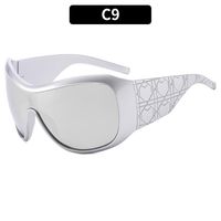 Simple Style Classic Style Solid Color Leopard Pc Square Full Frame Women's Sunglasses sku image 9