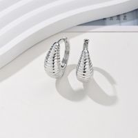 1 Pair IG Style Simple Style Shell Alloy Alloy Earrings main image 1
