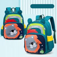 Kid'S Polyester Animal Cute Square Zipper Fashion Backpack sku image 5