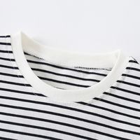 Cute Stripe Cherry Cotton T-shirts & Shirts main image 3