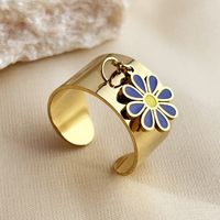 Simple Style Heart Shape 304 Stainless Steel Plating Rings 1 Piece sku image 1