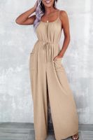 Women's Daily Simple Style Solid Color Full Length Jumpsuits main image 6