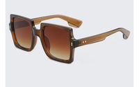 Streetwear Solid Color Ac Square Full Frame Women's Sunglasses sku image 5