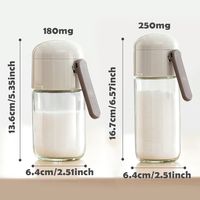 Simple Style Solid Color 304 Stainless Steel PP Glass Seasoning Bottle 1 Piece main image 7