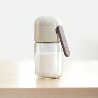 Simple Style Solid Color 304 Stainless Steel PP Glass Seasoning Bottle 1 Piece sku image 1