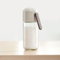 Simple Style Solid Color 304 Stainless Steel PP Glass Seasoning Bottle 1 Piece sku image 2
