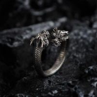 Wholesale Cool Style Dragon Copper Open Rings sku image 1