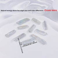 10 PCS/Package 49*13mm Hole Under 1mm Hole 1~1.9mm Artificial Crystal Irregular DIY Accessories main image 6