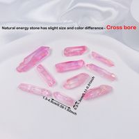 10 PCS/Package 49*13mm Hole Under 1mm Hole 1~1.9mm Artificial Crystal Irregular DIY Accessories sku image 6