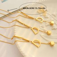 Elegant Letter Copper Alloy Tassel 18K Gold Plated Women's main image 6