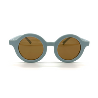 Cartoon Style Cute Geometric Ac Round Frame Full Frame Kids Sunglasses sku image 7