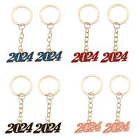 Simple Style Classic Style Number Alloy Alloy Bag Pendant Keychain main image 6