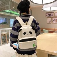 Large Water Repellent 19 Inch Panda Daily School Backpack main image 5