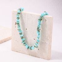 Wholesale Jewelry Casual Nordic Style Irregular Stone Beaded Necklace sku image 3