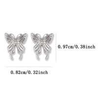 Glam Shiny Butterfly Zinc Alloy Nail Decoration Accessories 1 Set main image 9