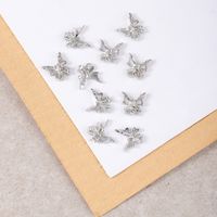 Glam Shiny Butterfly Zinc Alloy Nail Decoration Accessories 1 Set main image 6