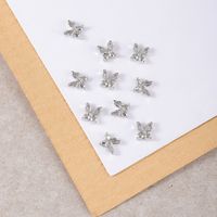Glam Shiny Butterfly Zinc Alloy Nail Decoration Accessories 1 Set main image 8