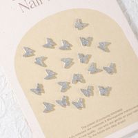 Einfacher Stil Schmetterling Zinklegierung Nagel Accessoires 1 Satz main image 5