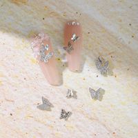 Simple Style Butterfly Zinc Alloy Nail Decoration Accessories 1 Set main image 9