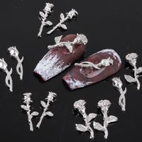 Romantic Flower Zinc Alloy Nail Decoration Accessories 1 Set main image 5