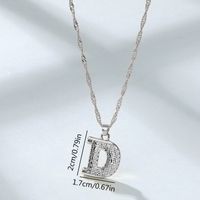 Bijoux En Gros Style Simple Lettre Alliage Strass Incruster Pendentif main image 5