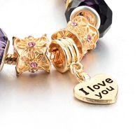 IG Style Fairy Style Modern Style Round Heart Shape Alloy Inlay Rhinestones Women's Bracelets main image 3