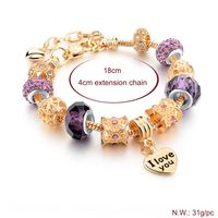 IG Style Fairy Style Modern Style Round Heart Shape Alloy Inlay Rhinestones Women's Bracelets main image 2