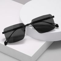 Einfacher Stil Klassischer Stil Farbblock Ac Quadrat Rahmenlos Sonnenbrille Der Frauen main image 1