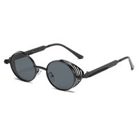 Simple Style Classic Style Color Block Ac Round Frame Full Frame Women's Sunglasses main image 3