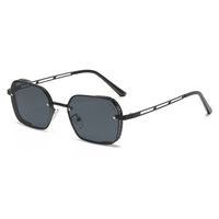 Simple Style Classic Style Color Block Ac Square Full Frame Women's Sunglasses main image 3