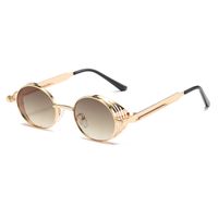 Simple Style Classic Style Color Block Ac Round Frame Full Frame Women's Sunglasses sku image 6