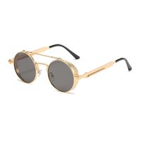 Simple Style Classic Style Color Block Ac Round Frame Full Frame Women's Sunglasses main image 1