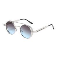 Simple Style Classic Style Color Block Ac Round Frame Full Frame Women's Sunglasses sku image 1