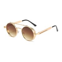Simple Style Classic Style Color Block Ac Round Frame Full Frame Women's Sunglasses sku image 2
