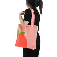 Women's Large Polyester Fruit Basic Open Tote Bag main image 5